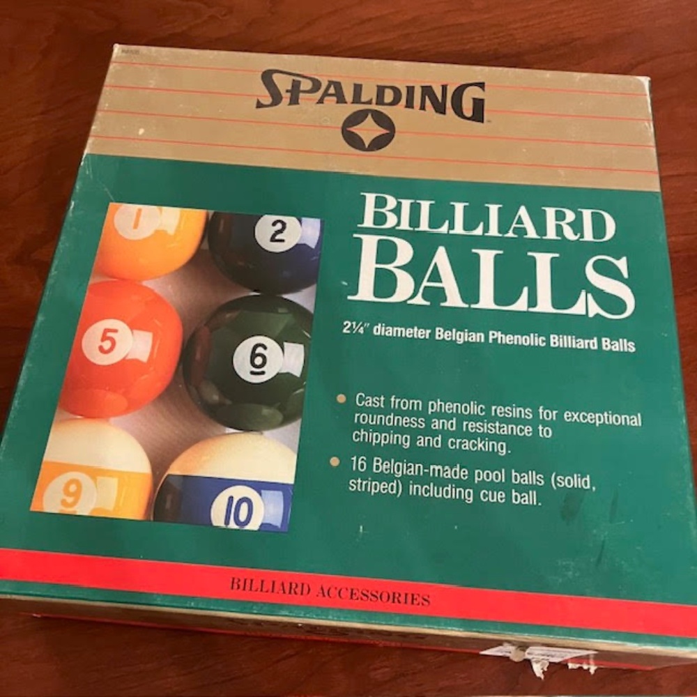 Spalding Billiard Balls